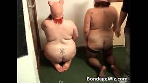 fat whore bdsm - Fat chick enjoying to be punished