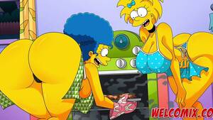 Marge Simpson Anal Porn - Big ass Marge and Lisa in Simptoons Porn Cartoon - Welcomix
