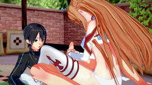 naked kirito hentai - Kirito gets a blowjob from Asuna, then fucks her hard on the bed. - XNXX.COM