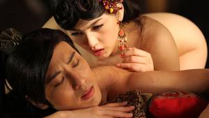 extreme chinese porn - Adult film actress Saori Hara (top) and actor Hiro Haayana (bottom) of  Japan perform for the camera during filming on the set of \