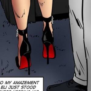 high heel fetish toons - Sexy high heels blonde sex slave getting - BDSM Art Collection