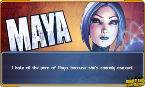 Borderlands Maya Porn - Borderlands Confessions â€” I hate all the porn of Maya, because she's  canonly...