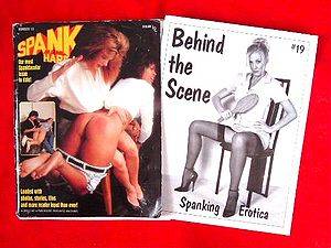 english spanking mags - A pair of out-of-print spanking magazines from the '90s.