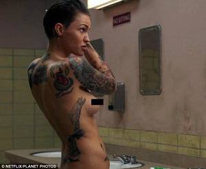 american indian tattoos - Ruby Rose undresses in \