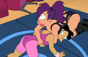 Futurama Porn Leela And Amy - Leela and Amy wrestling in leotards. Objectification of women? Surely you  jest.