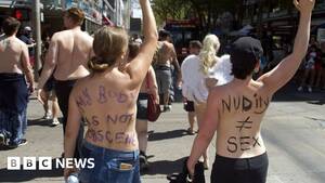 Indian Nudist Family Porn - Does the US have a problem with topless women? - BBC News