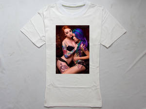 Girls Shirt Porn - Hip hop porn star Tattoo Naked Girls White Print Sexy t shirts Free  Shipping Fashion Casual %100 Cotton Blue T Shirt T 917956-in T-Shirts from  Men's ...