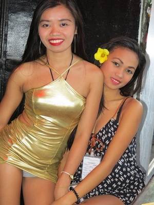 naked filipina girl angeles city - Two sexy Filipina bar girls on Walking Street Angeles City #fieldsavenue # philippines #nightlife