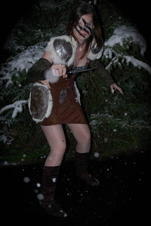 Aela The Huntress Porn - Winter Night by ~LadySnip3r (Aela the Huntress costume from Elder Scrolls  V: Skyrim