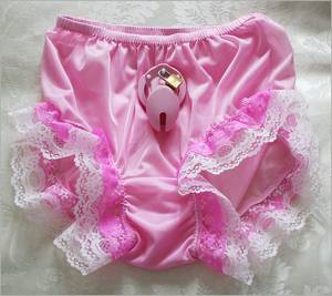 chastity satin panties - She is in Charge