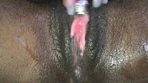 black pussy pink clit - Free Pink and Black Pussy Clit Play Porn Video - Ebony 8