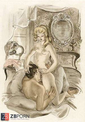 antique erotica drawings - Vintage erotic art - ZB Porn