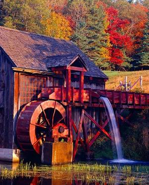 Autumn Homemade Meth - Grist Mill- Guildhall, Vermont -- Road trip to New England a must in the  fall.