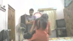 college hidden cam - Desi college girl hidden cam home sex with lover