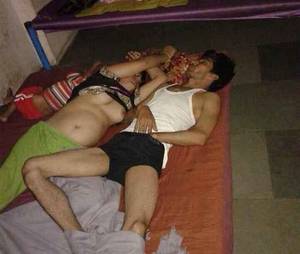 Indian Husband Wife Porn - Desi Indian couple semi nude sleeping bedroom nangi photo collection | Desi  XxX Blog