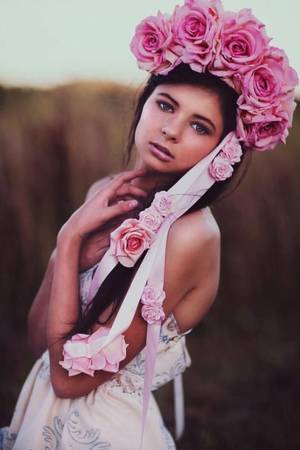 Bohemian Girl Porn - Floral crown porn part 2