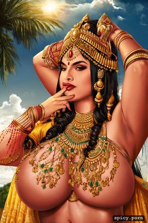 Hindu Porn - AI Porn: hindu mythology, ancient india in backdrop, saree, intense sexual  stare at observer - AI Porn