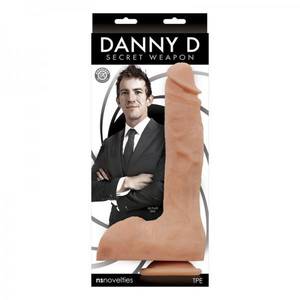 Danny D Pornstar - Porn Star Dildos- Danny D`s Secret Weapon Dong by NS Novelties- Beige 11.5  X 2 in. TPR/TPE Phthalate Free,Suction Cup,Harness Compatible Phallic NSN0