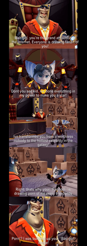 Deadlocked Ratchet And Clank Porn - Rewatching Deadlocked cutscenes and made this : r/RatchetAndClank
