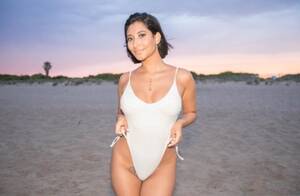 latina nude beach photo shoot - Latina Beach Porn Pics & Naked Photos - SexyGirlsPics.com