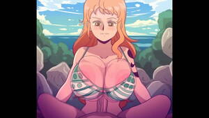 anime boobjob hentai - Nami (One Piece) Gives A Boobjob With Voice Acting [Animation By @18-DART]  - XVIDEOS.COM