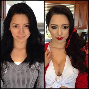 girl make up - Girls With And Without Makeup (55 pics)