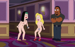 American Dad Porn Cumshot - Francine Smith, Hayley Smith in nude battle â€“ American Dad Porn