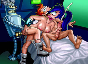 Futurama Cartoon Porn - Futurama porn comics with horny characters in wild fucking