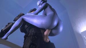 Liara Porn Rule 34 - ... 3D Animated Asari Crossover Halo Liara_T'Soni Mass_Effect Master_Chief  Source_Filmmaker Spartan noname55 // 1920x1080 ...