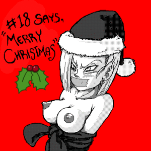 bondage christmas hentai - Picture #130232749android 18 blush bondage breasts christmas dragon ball z  female flipnote flipnote studio lowres nipples ribbon tape tape gag zone  zzz | Dragon Ball Z Hentai