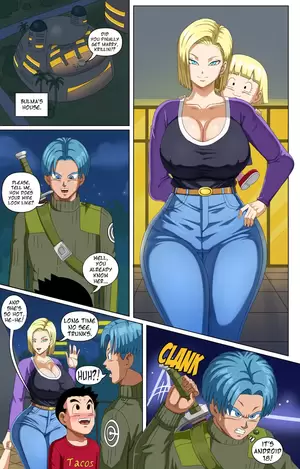 Android 18 Porn Big Breast Comics - Android 18 And Trunks â€“ Pink Pawg - KingComiX.com
