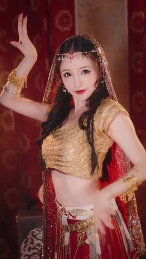 Ariana Grande Porn Captions Hypnosis - adorable sexy traditional oriental belly dancer girl dancing - Art Sexy  Girl | OpenSea