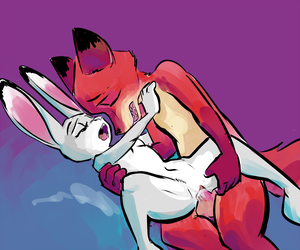 Fox Furry Porn Bunny - Rule 34 - bed bunny disney fox furry grey fur interspecies judy hopps  nameless lewder nick wilde nude open mouth orange fur penis precum  predator/prey pussy rabbit sex zootopia | 2334107