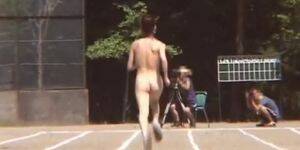 nude asian track and field - Asian girls run a nude track and field part2 - Tnaflix.com