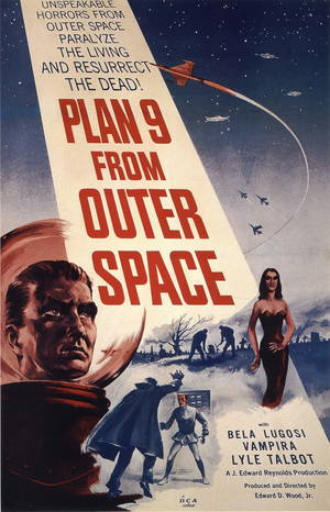Cult Classic Porn - Film poster for Plan 9 from Outer Space