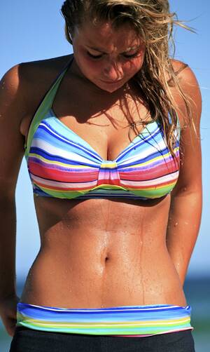 come naked beach shot - File:Bikini woman Bondi Beach Sydney 2012.jpg - Wikimedia Commons