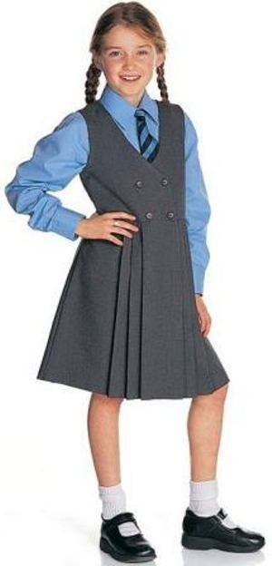 Catholic Schoolgirl - A school girl uniform that seems perfectly acceptable.