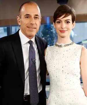 anne hathaway celebrity upskirt pussy - Matt Lauer Anne Hathaway 2012 Interview Reactions