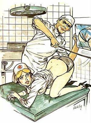 bad nurse spanking - naughty nurse 004 spanked-nurse