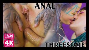 group sex atm - FFM TATTOO threesome with two alternative TEENS, ANAL group sex, ATM,  gapes, blowjob, rough sex (goth, punk, alt porn) ZF043 - LegalPorno