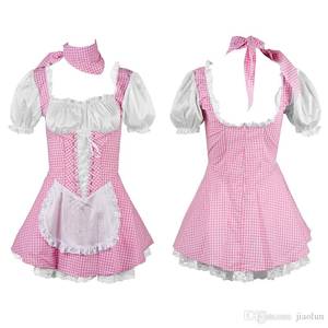 Anime Maid Schoolgirl Porn - beer girl costume - Sexy Plaid Checked German Beer Dress Country Girl Dress  Costume Plus Size