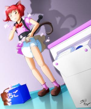 Diaper Anime Punishment Porn - Ichigo stuck in the nursery by SketchManDL on DeviantArt