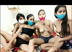 indian lesbians gangbang - Horny Indian Lesbian Orgy - EPORNER