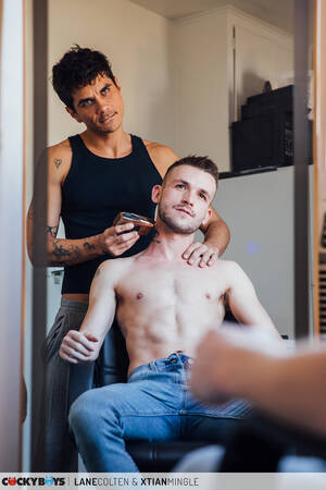 Haircut Gay - Christian Mingle Gives Lane Colten A Haircut Before Fucking His Ass |  STR8UPGAYPORN