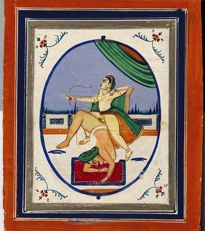 indian sexy painting - A Set of Ten Northern Indian Erotic Paintings