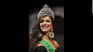 American Beauty Queen Porn - Raika Ferraz smiles after winning the Miss T Brazil transgender beauty  pageant on Monday, October