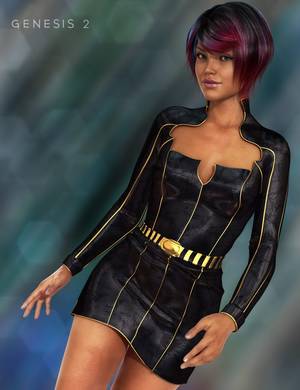 Daz 3d Female Models Sex - Galaxy for Genesis 2 Female(s) is a clubwear dress, uniform/costume,  clothing, science fiction, glamour for Genesis 2 Female for Daz Studio or  Poser created ...