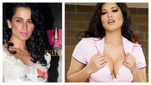 bollywood stars gossip - Bollywood actress Kangana Ranaut INSECURE of PORNSTAR Sunny Leone