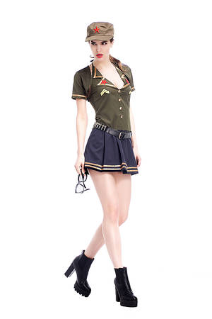 Military Cosplay Porn - Adult Women Hot Fancy Military Costume Hot Spy Sergeant Cosplay Porn Games  Dress Ladies Sexy Club Outfit For Girls Plus Size-in Sexy Costumes from  Novelty ...
