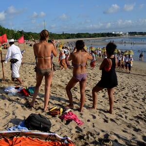 crowded nude beach sex - Bali Has Had Enough of 'Naughty Tourists' Who Have Sex in Public and Break  Traffic Laws